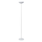 Biela stojaca lampa na čítanie moderná, Zenith, 20 W, LED 3000 K, s dotykovým stmievačom