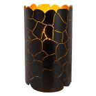 Čierna stolová lampa moderná, Almelo, s vypínačom