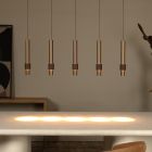 Hnedé visiace svietidlo moderné, Margary, 4,2 W, LED 2700 K