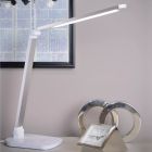 Biela lampa na písací stôl moderná, Vario, 8 W, LED 2700 K