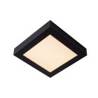 Čierna stropná lampa moderná, Brice, 22 W, LED 3000 K, IP44