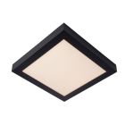 Čierna stropná lampa moderná, Brice, 30 W, LED 3000 K, IP44
