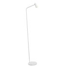 Biela nabíjateľná stojaca lampa moderná, Stirling, 3 W, LED 2700 K, s dotykovým stmievačom