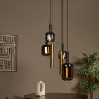 Čierne visiace svietidlo moderné, Joanet