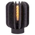Sivá stolová lampa moderná, Rafal, s vypínačom