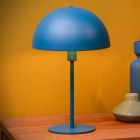 Modrá stolová lampa moderná, Siemon, s vypínačom