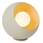 Béžová stolová lampa moderná, Doredos, s vypínačom