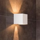 Biele up down nástenné svietidlo moderné, Axi, 6 W, LED 2700 K, IP54