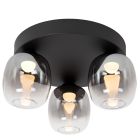 Sivá stropná lampa moderná, Tamino, 5,6 W, LED 3000 K