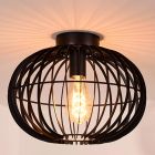 Čierna stropná lampa moderná, Reda