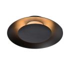 Čierna stropná lampa moderná, Foskal, 6 W, LED 2700 K