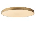 Zlatá stropná lampa moderná, Unar, 80 W, LED 2700 K, s 3-stupňovým stmievačom