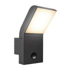 Antracité vonkajšie nástenné svietidlo so senzorom pohybu moderné, Andor, 12 W, LED 4000 K, IP54