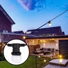 80m reťazové svetlo s 80 priehľadnými žiarovkami