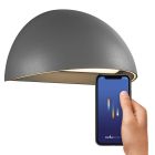 Sivé smart vonkajšie svietidlo moderné, Arcus Smart, 9,5 W, LED 2700 K, IP54
