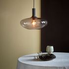 Čierne visiace svietidlo dizajnové, Alton