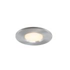 Strieborné mini podhľadové svietidlo hliníkové, Philomena, 3,4 W, LED 2700 K, IP44