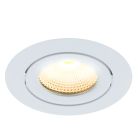 Biele podhľadové svietidlo hliníkové, Wimke, 5 W, LED 2700 K, IP44