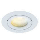 Biele podhľadové svietidlo hliníkové, Wimke, 5 W, LED dim to warm, IP44