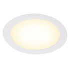 Biele downlight hliníkové, Umbriel, 24 W, LED 3000 K, IP44