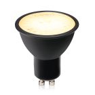 Stmievateľná GU10 LED žiarovka Antonie, čierna, 7W, 2700K