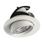 Biele downlight hliníkové, Anjuli, 15 W, LED white switch
