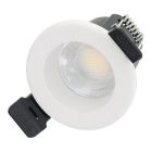 Biele hliníkové zapustené svietidlo, Magus, 4W, biely vypínač LED, IP65