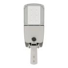 Sivé hliníkové pouličné svietidlo Balou, 140 W, biely vypínač LED, IP66