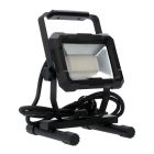 Čierne pracovné hliníkové svetlo Branko, 30W, 4000K LED, IP65