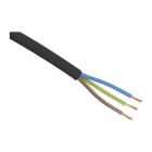 5 metrový domáci kábel VMVL 3 x 1,0 mm, čierny