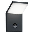 Antracité vonkajšie nástenné svietidlo so senzorom pohybu moderné, Solana, 9 W, LED 3000 K, IP54