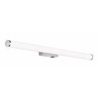 Chrómové svetlo nad zrkadlo moderné, Staby, 8,6 W, LED 3000 K, IP44, s vypínačom