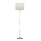 Niklová stojaca lampa moderná, Ramten, 7 W, LED 3000 K, s vypínačom