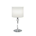 Niklová stolová lampa moderná, Ramten, 3 W, LED 3000 K, s tiahacím vypínačom