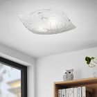 Biela stropná lampa klasická, Antoine