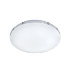 Chrómové stropné svietidlo do kúpeľne plastové, Brunella, 18 W, LED 3000 K, IP44