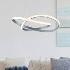 Niklové visiace svietidlo moderné, Aby, 27 W, LED 3000 K