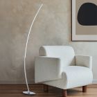 Čierna stojaca lampa dizajnová, Vessla, 11 W, LED 3000 K, s vypínačom
