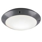 Antracitá stropná lampa moderná, Gandrup, IP54