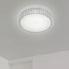 Biela stropná lampa klasická, Valentina, 21 W, LED 3000 K