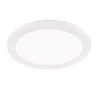 Biela stropná lampa moderná, Gistrup, 15 W, LED 3000 K, IP44, s 3-stupňovým stmievačom