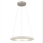 Niklové visiace svietidlo moderné, Jiry, 34 W, LED white switch, s 3-stupňovým stmievačom