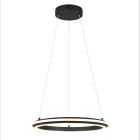 Čierne visiace svietidlo moderné, Jiry, 34 W, LED white switch, s 3-stupňovým stmievačom