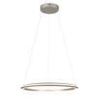 Niklové visiace svietidlo moderné, Jiry, 48 W, LED white switch, s 3-stupňovým stmievačom