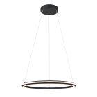 Čierne visiace svietidlo moderné, Jiry, 48 W, LED white switch, s 3-stupňovým stmievačom