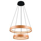Drevené visiace svietidlo moderné, Nassima, 37 W, LED 3000 K, s 3-stupňovým stmievačom
