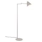 Sivá stojaca lampa moderná, Jille, s vypínačom