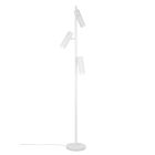 Biela stojaca lampa moderná, Sieb, s vypínačom