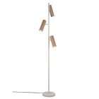 Hnedá stojaca lampa moderná, Sieb, s vypínačom