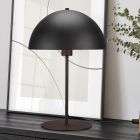 Čierna stolová lampa moderná, Fransisca, s vypínačom